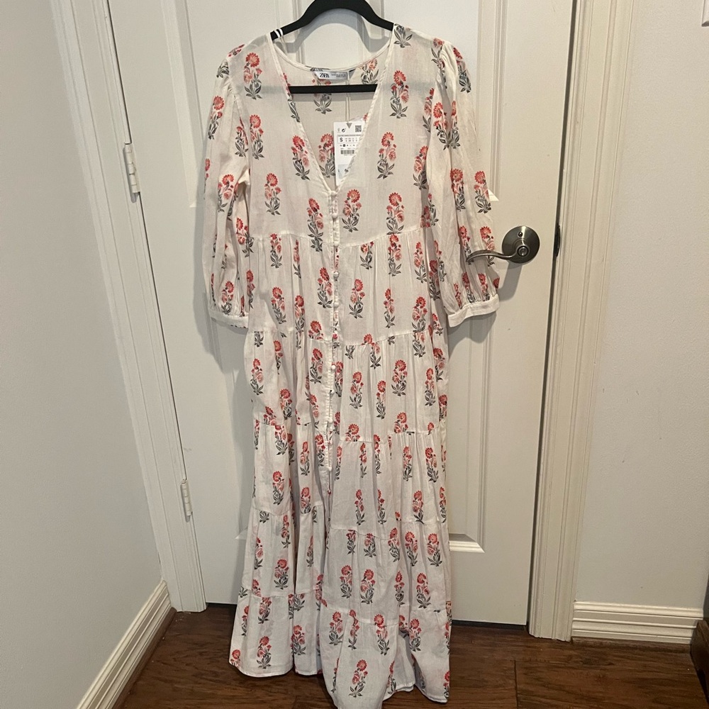 Zara Floral Midi/Maxi NWT - Picture 2 of 4